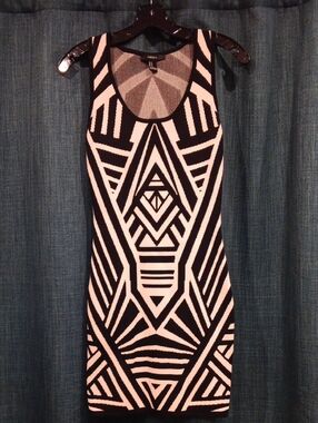 Knit Geometric Bodycon
